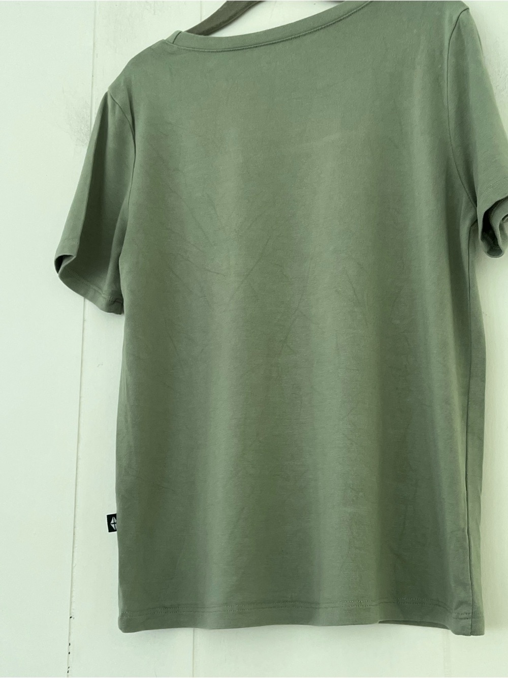 Kyte BABY Retired Thyme Green Short Sleeve Crew Neck Pocket Tee Size 7 - Picture 4 of 12